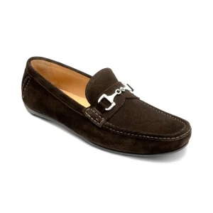 Hawthorn Suede Driver Shoe | Dark Brown Suede